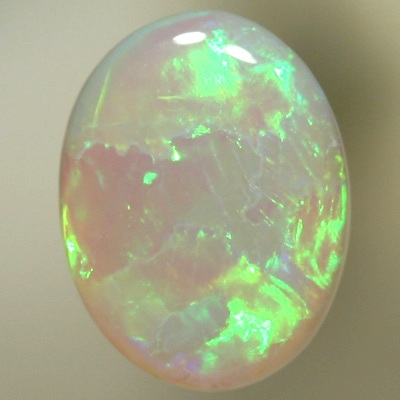 SOLID SEMI BLACK OPAL Fresh and bright rolling flashes, lime green with a glassy orange glow